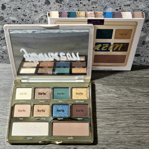 TARTE GLAMAZON Amazonian Clay Eyeshadow Palette NEW MSRP $49 - Picture 3 of 14